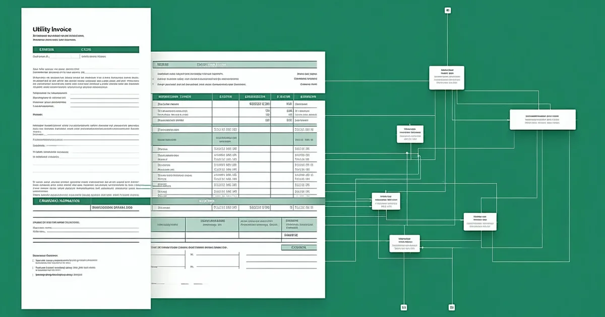 Automated utility invoice emissions parsing
